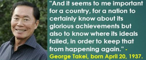 George Takei, born April 20, 1937. #GeorgeTakei #AprilBirthdays # ...