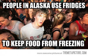 Funny photos funny fridges Alaska food