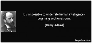Human Intelligence Quotes
