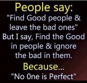No One is Perfect Quote Wallpapers