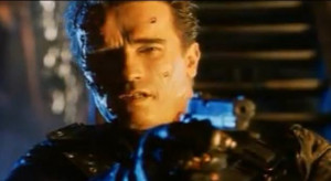 Terminator 2: Jugment Day - The Good Terminator delivers a eulogy to ...