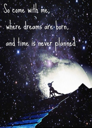 pan escape neverland faires stars hope dreams love quotes life quote ...