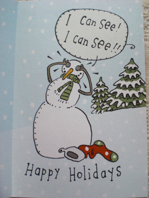 My lovely friend Dankia gave my family this funny Christmas card on ...