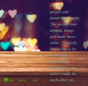 lost love ready for love second chances timing
