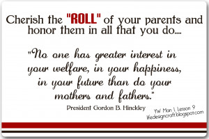 Honor Your Parents Quotes