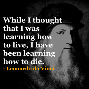 Leonardo da Vinci Inspirational quotes