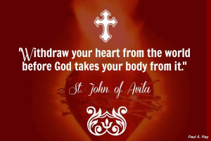 This is powerful ~ from St. John of Avila. #SaintOfTheDay