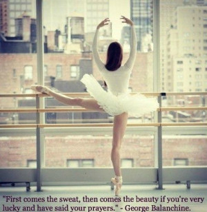 George Balanchine is an inspiration