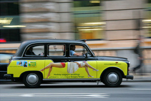 ... on either side of the cab door makes this cab super cool and funny