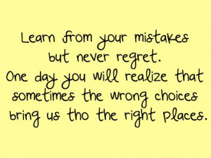 These are the regrets and mistakes the daily quotes Pictures