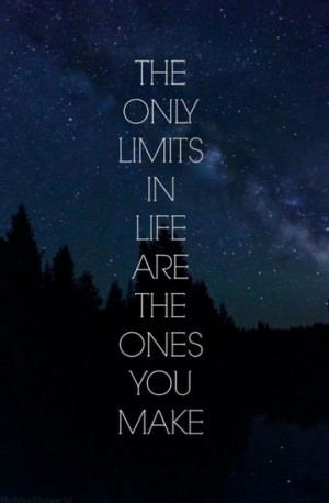 Avoid constraining yourself.