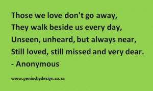 loved one passed Away Quotes | QuotesAbout Missing Someone Who Died ...