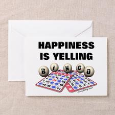 Funny Bingo Quotes Greeting Cards