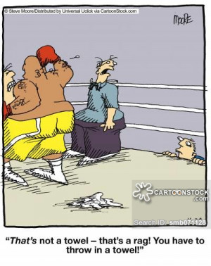 throw in the towel cartoons, throw in the towel cartoon, funny, throw ...