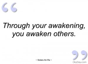 through your awakening solara an-ra