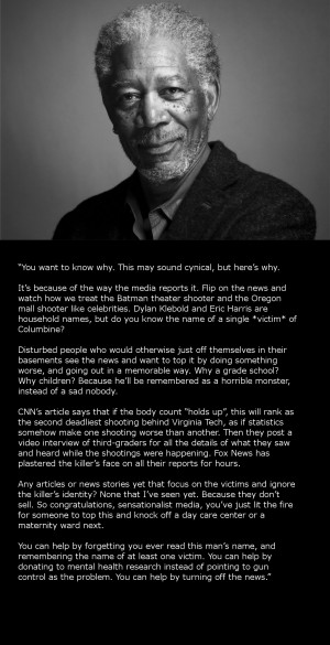 Pin morgan freeman&039s brilliant take on what happened yesterday ...