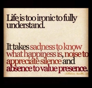 Life is ironic