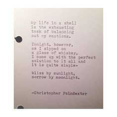 The Blooming of Madness poem #122 written by Christopher Poindexter