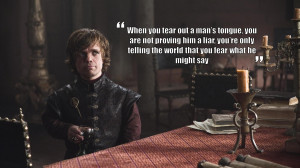 Some of my favourite Tyrion Lannister quotes.