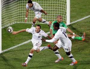 And Dempsey Is Denied Again, And Donovan Has Scored!