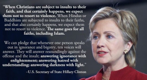 Hillary Clinton also made powerful remarks in light of the recent ...