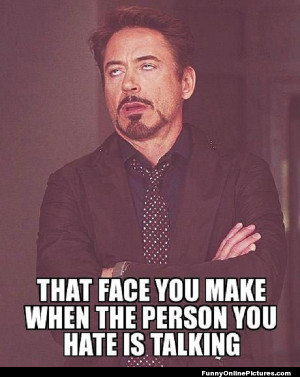 Funny celebrity meme picture with famous bad boy Robert Downey Jr.