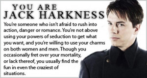 You are Captain Jack Harkness - torchwood Fan Art