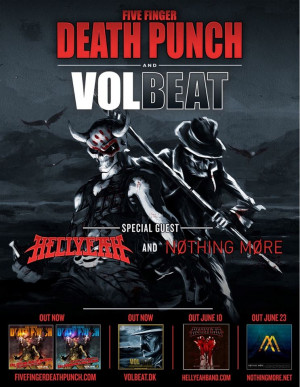5FDP + Volbeat Tour 2014