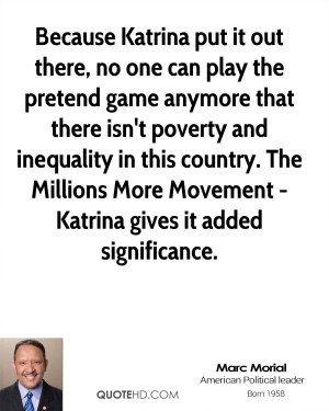 Marc Morial Marc Morial Because Katrina Put