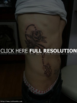 rosary rib tattoos rib tattoos for men rib tattoos for