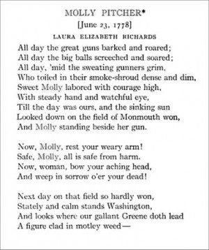Molly Pitcher Facts