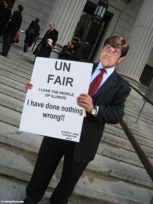 Rod Blagojevich Protest pictures