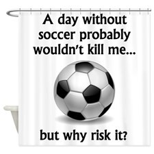 Soccer Quotes Shower Curtains