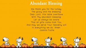 Abundant Blessing