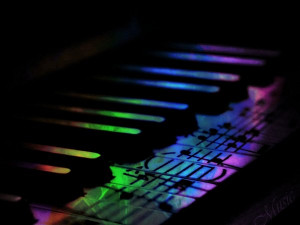 Rainbow Piano By