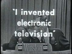 TV Pioneer Philo Farnsworth on 1957 Episode of I’ve Got a Secret by ...