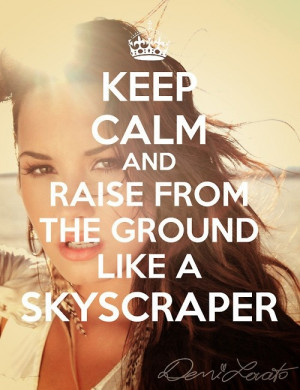 by Demi Lovato's single