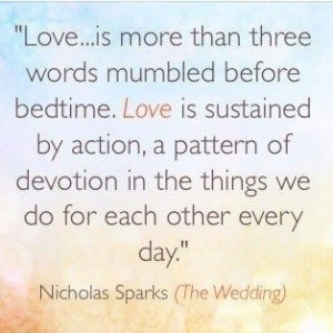 Nicholas sparks, quotes, sayings, love, wedding