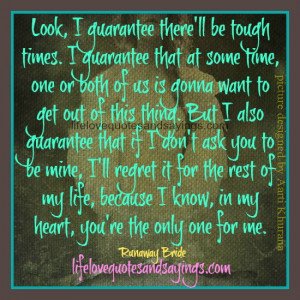 You Are The Only One For Me..