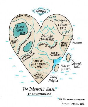 An Adorable Map To An Introvert Heart