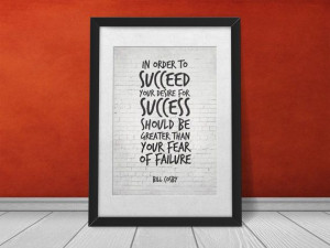 Bill Cosby Inspirational Quote Poster by InspirationalQuote, $5.00