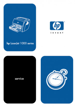 HP 1000 LaserJet Series Printer Service Manual