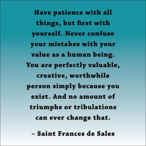 Saint Frances de Sales quote