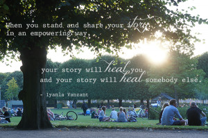 Tell your Story quote
