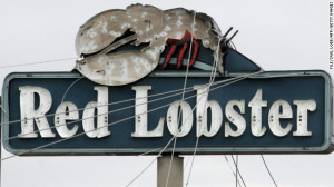 storm-damaged Red Lobster sign in Memphis. Forbes reports that the ...