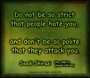Saadi Shirazi quotes & short biography