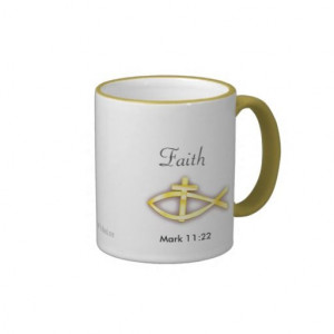 FAITH Bible Quotes Agrainofmustardseed.com Coffee Mug