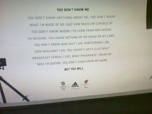 You don't know me ...