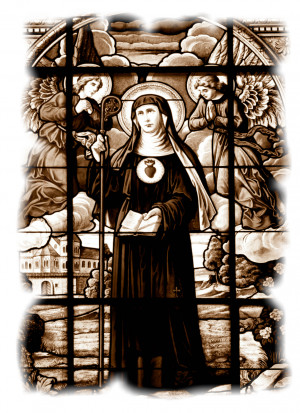 Saint Gertrude, aka Saint Gertrude of Nivelles