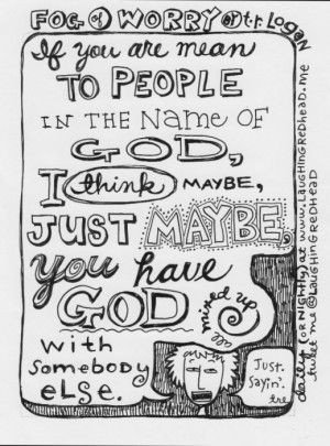 All Mixed Up, God, Jesus, faith, religion, tolerance, intolerance ...